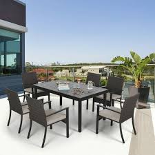 Patio Dining Set For 6 8 People Outdoor