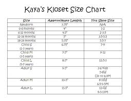 First Impressions Baby Shoes Size Chart Usa Baby Shoe Size Chart