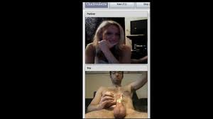 Stunning CFNM blonde watches naked guy cum on webcam on GotPorn.