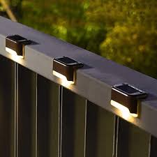 Solar Deck Lights Outdoor Step Lamp For