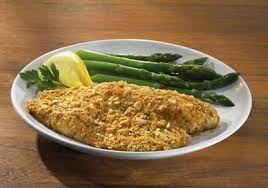 Toss with garlic powder or minced garlic. Parmesan Herb Encrusted Fish Diabetic Recipe Diabetic Gourmet Magazine