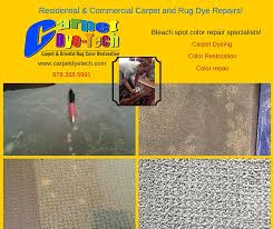 carpet dyeing color restoration in