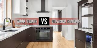 wood veneer vs melamine comparing