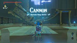 You go to the top of the mountain and on the far left there is a cannon starter kit. Zelda Breath Of The Wild Guide The Ancient Rito Song Shrine Quest Bareeda Naag Shrine Location Treasure And Puzzle Solutions Polygon