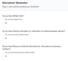 exles of common disclaimers free