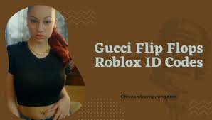 gucci flip flops roblox id codes 2023