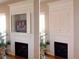 Built In Hide Tv Home Fireplace