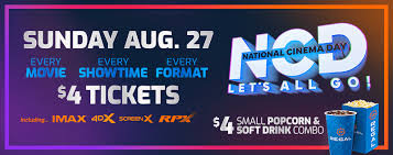 4 Tickets National Cinema Day