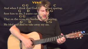 How Great Thou Art Hymn Strum Guitar Cover Lesson In G With Chords Lyrics