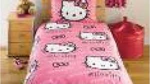 hello kitty pink single duvet cover set
