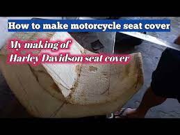 How To Make Motorcycle Seat Cover How