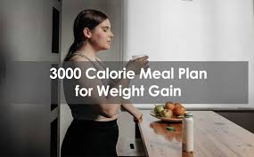 3000 calorie meal plan for weight gain