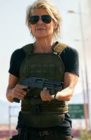 Sarah connor 1/3 scale statue terminator 2🗡. Terminator Dark Fate Linda Hamilton Vest Movies Jacket