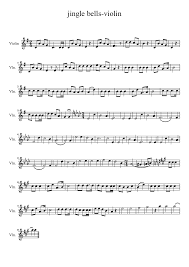 Jingle bells sheet music for violin. Jingle Bells Violin Sheet Music For Violin Solo Musescore Com