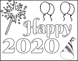 This post and the photos within it may contain amazon or other affiliate links. Best Of Happy New Year 2020 Coloring Pages For Kids Pictures