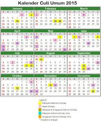 Kalendar Rasmi 2015 Arts Holiday Calendar Calendar