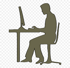 Silhouette people png images silhouette people hd images free collection (7808) png free for designs silhouette people png collections download alot of images for silhouette people download free with high quality for designers. Person Sitting Silhouette Png Man Sitting At Computer Person Sitting At Desk Computer Clipart Png Free Transparent Png Images Pngaaa Com