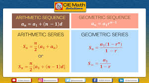 Arithmetic And Geometric Sequences