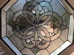 Octagonal Windsor Stained Leaded Glass