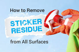 How To Remove Sticker Residue From All