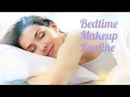 easy bedtime makeup routine