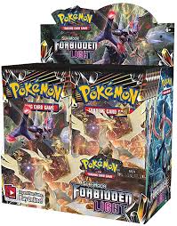 Amazon Com Pokemon Tcg Sun Moon Forbidden Light Booster Sealed Box Collectible Trading Card Set 36 Booster Packs Over 130 Cards 5 Prism Star Cards 8 Pokemon Gx Cards