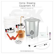 deluxe homebrewing equipment kit