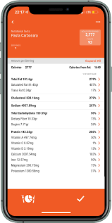nutrition calculator app