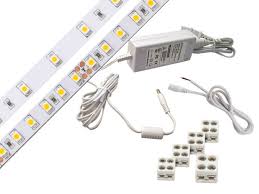 Diode Led Blaze Basics 100 Led Tape Light Kit 12v 4200k 16 4 Ft Spool With Plug In Adapter Di Kit 12v Bc1pg60 4200 Bulbs Com