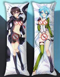Uncensored Decorative Anime Body Pillowcase Sinon Asada Shino - Japanese  Textile & Smooth Knit 6 Sizes Double-Sided Printed Hugging Body Pillow  Cover (Uncover C,23x70 in / 60x180 cm)