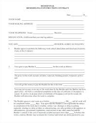 Free Construction Contract Template New Printable Blank Bid Proposal