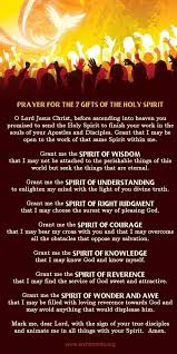 seven gifts of the holy spirit