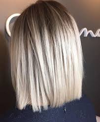 Ash hair colours are cool shades with predominately blue pigment and hints of greens that create a hair colour that looks smokey and silvery. Short Hair Shoulder Length Hair Pin Straight Hair Sleek Hair Ash Blonde Tumblr Hair In 2020 Balayage Straight Hair Medium Length Hair Styles Short Straight Hair