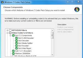 Advanced codecs is a free audio and video codec package that contains a full suite of codecs. Windows 7 Codec Pack Free Download 64 Bit 32 Bit