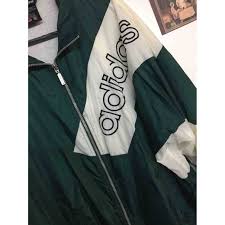 jacket adidas green size m