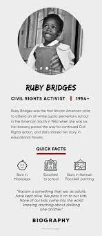ruby bridges biography civil rights