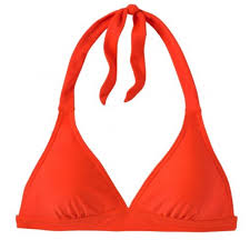 Prana Lahari Halter Bikini Top In Lava Glow Xs