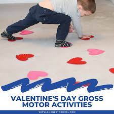 valentine s day gross motor activities