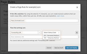 configuring url forwarding or redirects