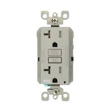 Leviton Gfwt2 Gy Tamper Weather Resistant Gfci Receptacle 20a 125v Gray