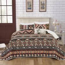 Ethnic Bedspread Coverlet Blanket 2