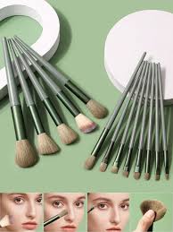 13pcs black makeup brush set for daily