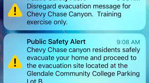 False emergency alert by Glendale ...