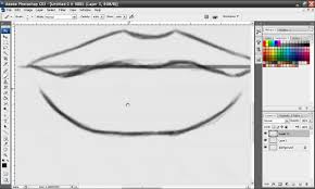 how to draw y lips in photo