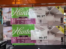 Hunter ceiling fans are made with various materials besides plastic as well like metal and wood. Hunter Avia Ii Ceiling Fan 99 97 Costco Clearance Ceiling Fan Avia Hunter