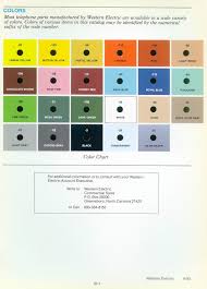 Western Electric Color Codes
