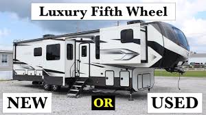 is ing a used luxury fifth wheel