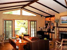 timber faux beam ceiling design