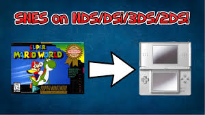 play snes games on your nds dsi 3ds 2ds