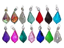 Colours Chandelier Drops Glass Crystals